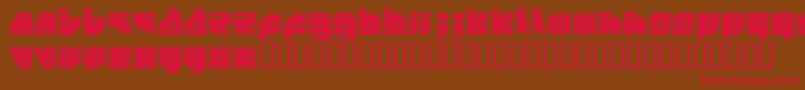 NeopangaiaP2 Font – Red Fonts on Brown Background