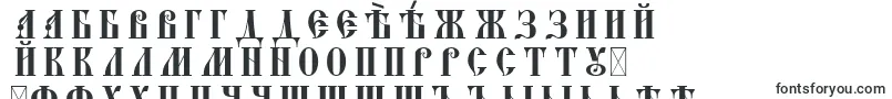 StarouspenskayaCapsKucsSpacedout Font – Russian Fonts