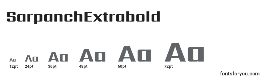 SarpanchExtrabold Font Sizes