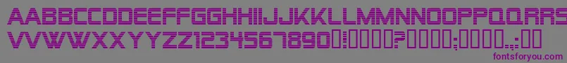 AlienEncounters Font – Purple Fonts on Gray Background