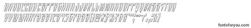 Swordtooth3Dital-fontti – täytetyt fontit