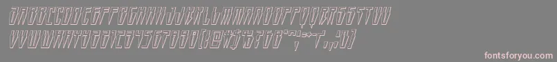 Swordtooth3Dital Font – Pink Fonts on Gray Background