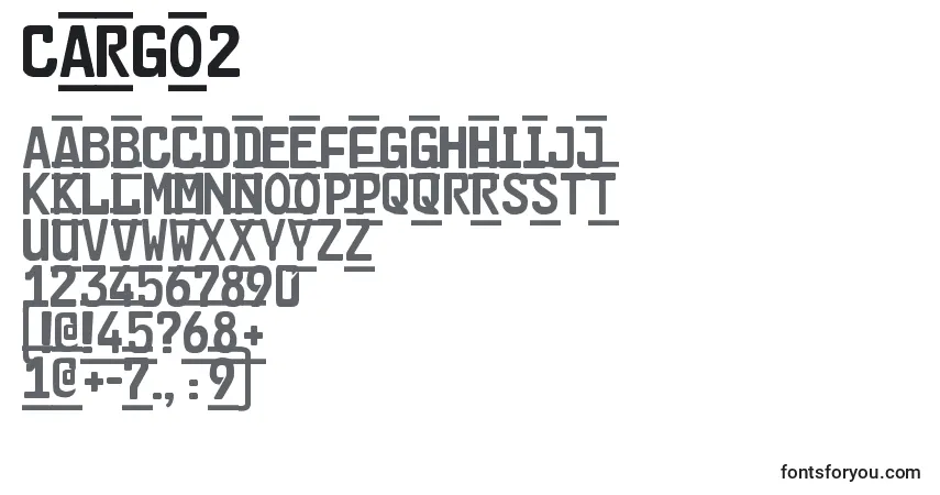 Fuente Car Go 2 - alfabeto, números, caracteres especiales