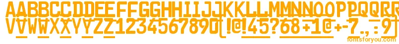 Car Go 2 Font – Orange Fonts