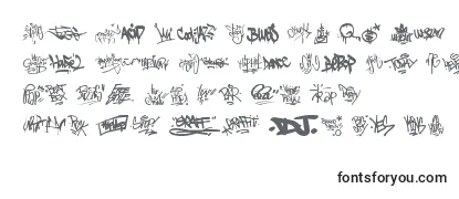 GraffitiTags Font