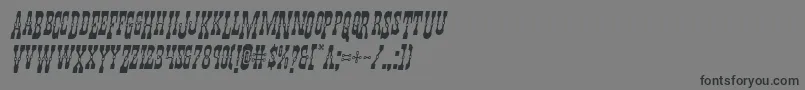 Youngerbrosdropcapsital Font – Black Fonts on Gray Background