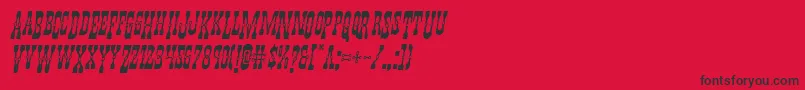 Youngerbrosdropcapsital Font – Black Fonts on Red Background