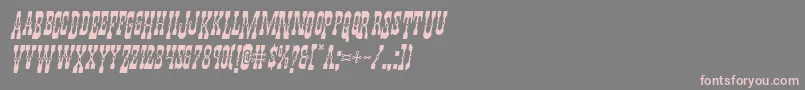 Youngerbrosdropcapsital Font – Pink Fonts on Gray Background