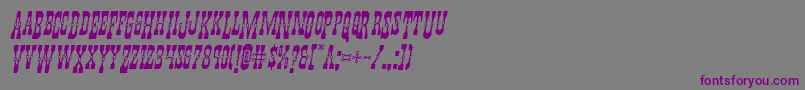 Youngerbrosdropcapsital Font – Purple Fonts on Gray Background