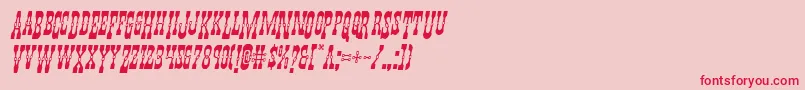 Youngerbrosdropcapsital Font – Red Fonts on Pink Background