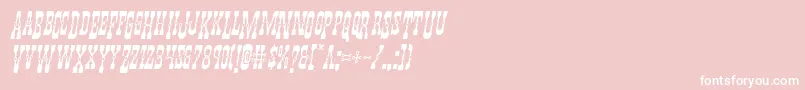 Youngerbrosdropcapsital Font – White Fonts on Pink Background