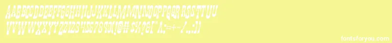 Youngerbrosdropcapsital Font – White Fonts on Yellow Background