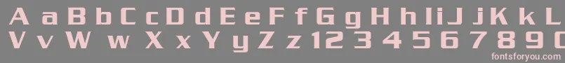 Serpentine Font – Pink Fonts on Gray Background