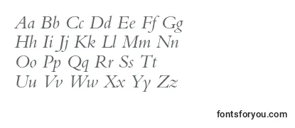 BembostdItalic Font