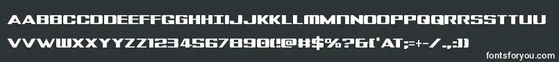 Tigersharkcond Font – White Fonts