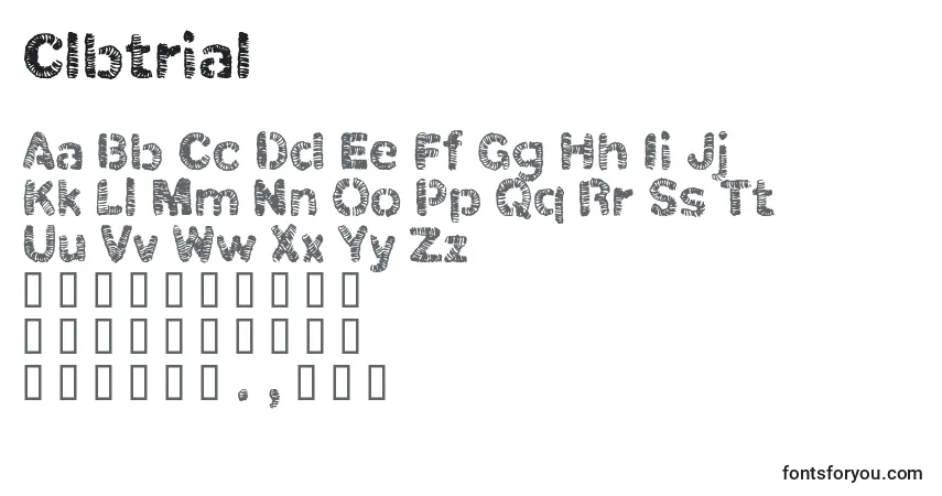 Police Clbtrial - Alphabet, Chiffres, Caractères Spéciaux