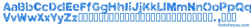 More about Clbtrial Font Clbtrial Font – Blue Fonts on White Background