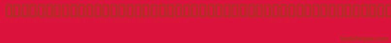 FizzoHeavy Font – Brown Fonts on Red Background