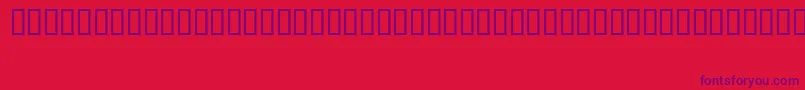 FizzoHeavy Font – Purple Fonts on Red Background