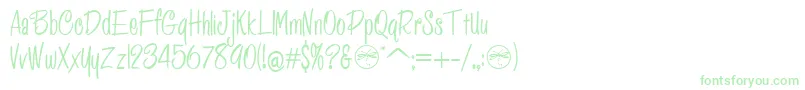 Fonte HffPessoasLindas – fontes verdes