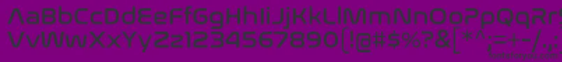 NasalizationRg Font – Black Fonts on Purple Background