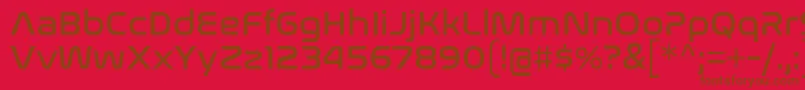 NasalizationRg Font – Brown Fonts on Red Background
