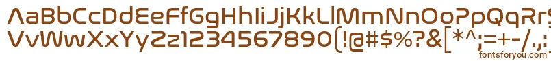 NasalizationRg Font – Brown Fonts on White Background