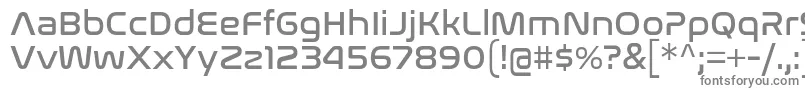 NasalizationRg-fontti – harmaat kirjasimet valkoisella taustalla