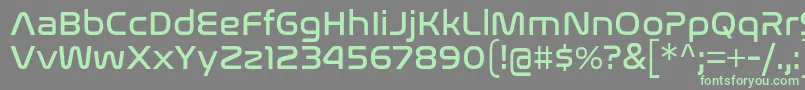 NasalizationRg Font – Green Fonts on Gray Background