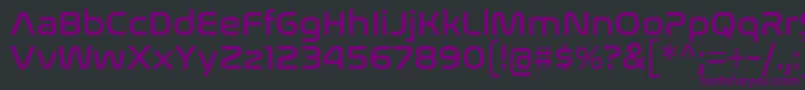 NasalizationRg Font – Purple Fonts on Black Background