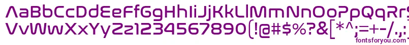 NasalizationRg Font – Purple Fonts on White Background