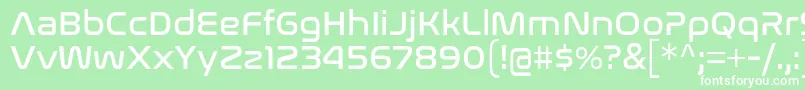 NasalizationRg Font – White Fonts on Green Background