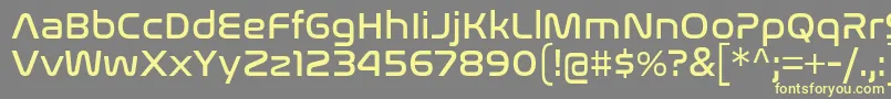 NasalizationRg Font – Yellow Fonts on Gray Background