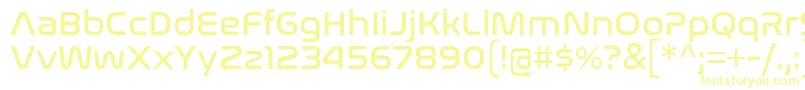 NasalizationRg Font – Yellow Fonts on White Background