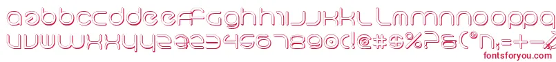 フォントNeov23D – 赤い文字