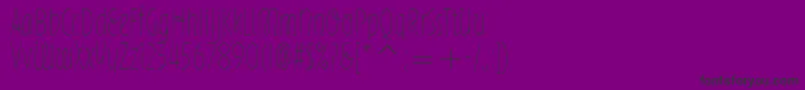 SilvermoonItc Font – Black Fonts on Purple Background