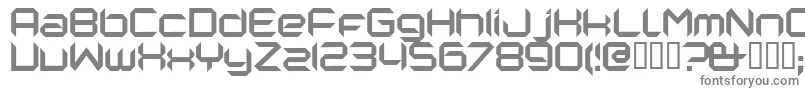 Nano Font – Gray Fonts on White Background