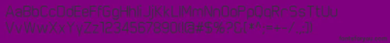 ScriberRegular-Schriftart – Schwarze Schriften auf violettem Hintergrund