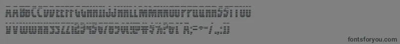 フォントProwlergrad – 黒い文字の灰色の背景