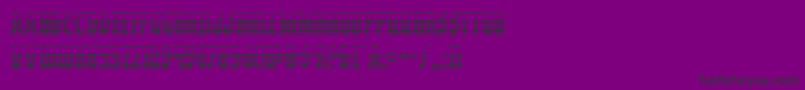 フォントProwlergrad – 紫の背景に黒い文字