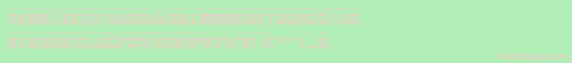 フォントProwlergrad – 緑の背景にピンクのフォント