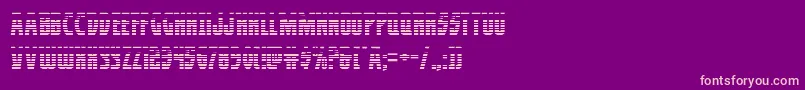 Prowlergrad Font – Pink Fonts on Purple Background