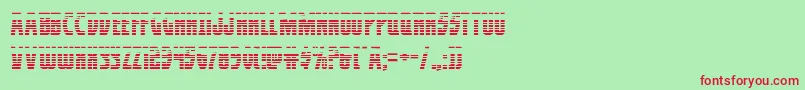 Prowlergrad Font – Red Fonts on Green Background