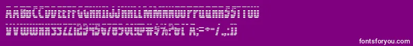 Prowlergrad Font – White Fonts on Purple Background