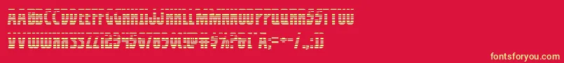 Prowlergrad Font – Yellow Fonts on Red Background