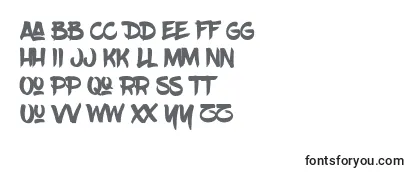 Review of the Blowbrush Font