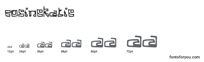 CosineKatie Font Sizes