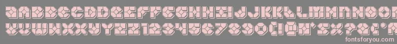 Zoomrunnerpunch Font – Pink Fonts on Gray Background
