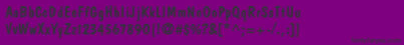 JargonSsi Font – Black Fonts on Purple Background