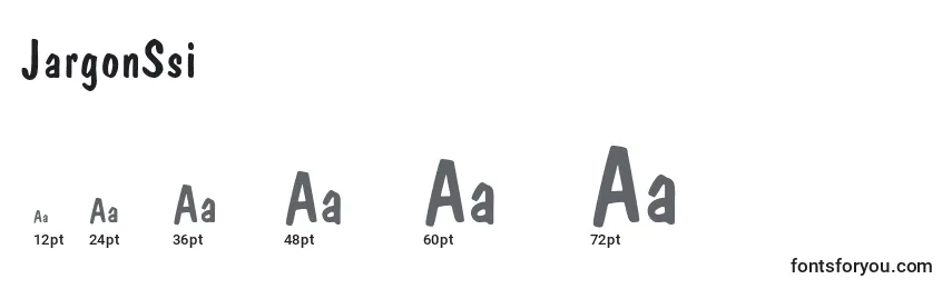 JargonSsi Font Sizes